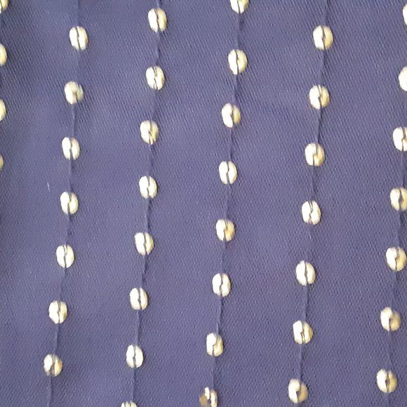 HUGE DISCOUNT EUC Chico's Navy Sequin tank Sz 2 - Picture 5 of 7
